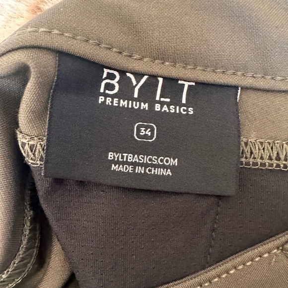 BYLT Basics Olive Green Men’s Jogger Pants - Picture 4 of 5